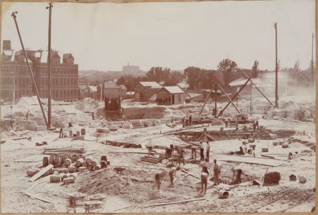 Capitol basement and foundation construction