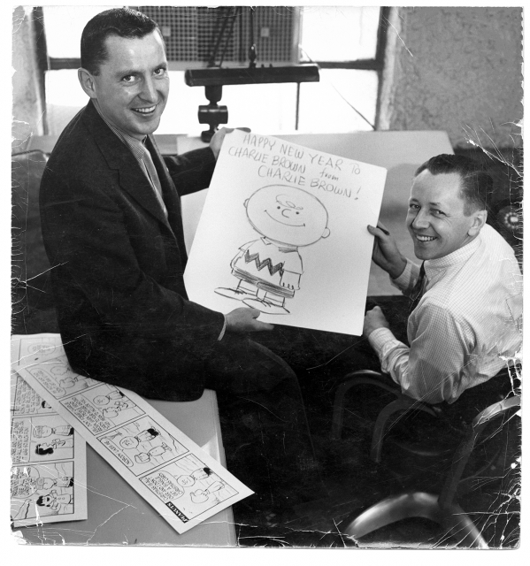 Charles Schulz and Charlie Brown