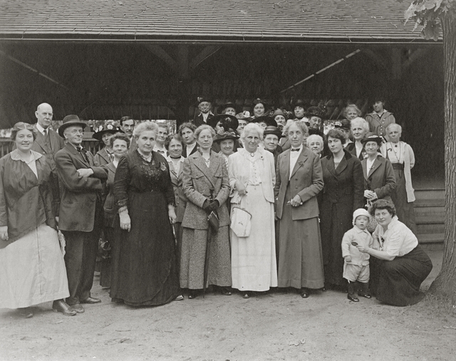 Photograph of Political Equality Club members, ca. 1915