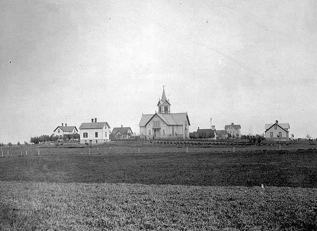 Photograph of Danebod complex, c.1890