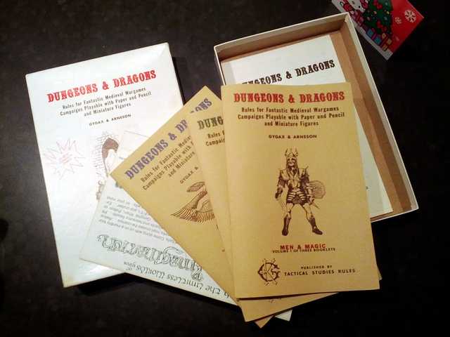 Original Dungeons & Dragons rulebooks
