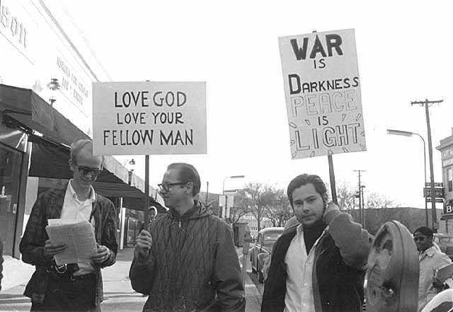 Anti-Vietnam War demonstration in Dinkytown