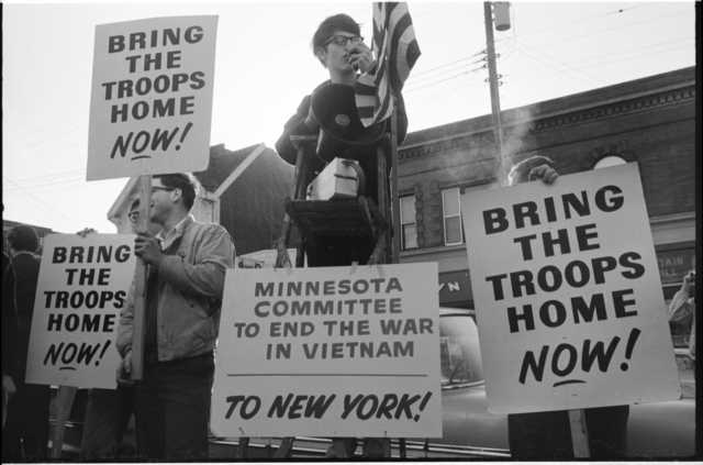 Anti-Vietnam War demonstration in Dinkytown