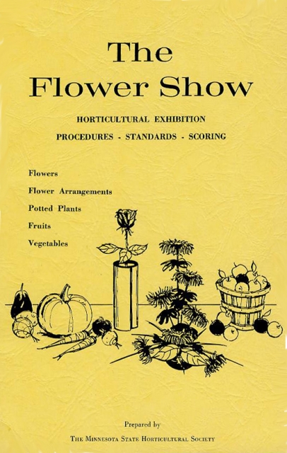 Minnesota State Horticultural Society, Flower Show Judging Brochure