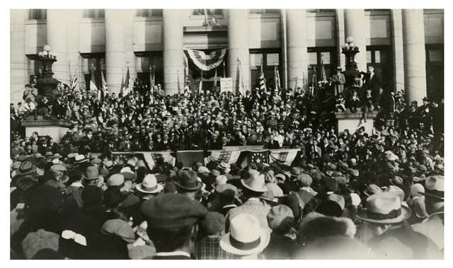 Christopher Columbus Memorial dedication ceremony