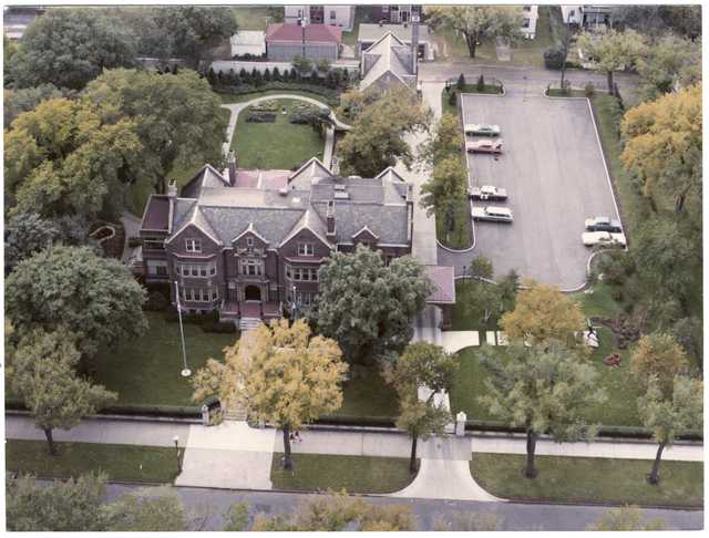 Aerial view of the governor's residence