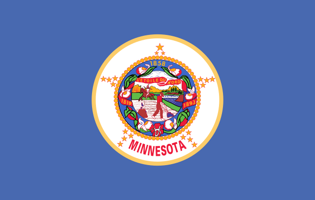 Minnesota state flag, 1983–