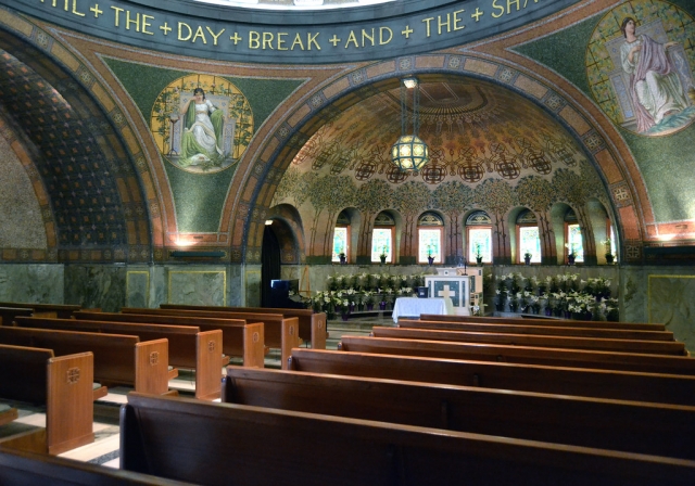 Lakewood Chapel dome interior, 2012