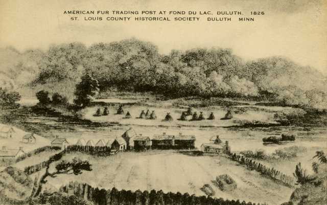 American Fur Company trading post at Fond Du Lac, Duluth