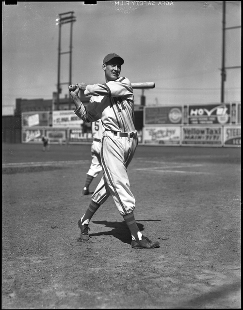 Baseball Hall of Famer Ted Williams, May 11, 1938. Williams played for the Minneapolis Millers in that year.