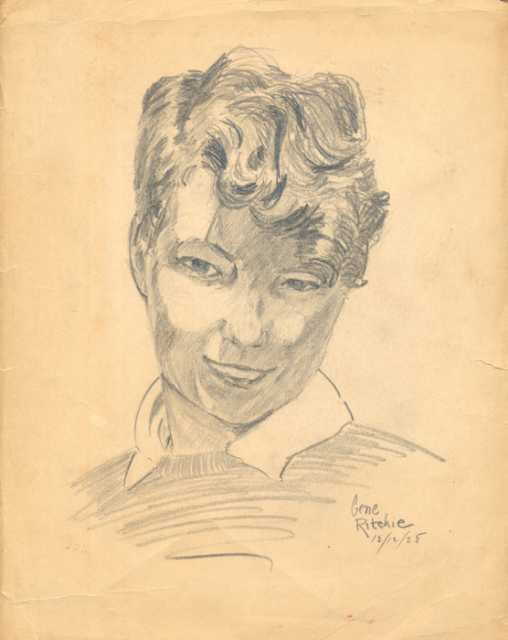 Gene Ritchie self-portrait