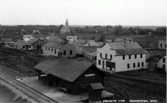 Bird's-eye view of Georgetown