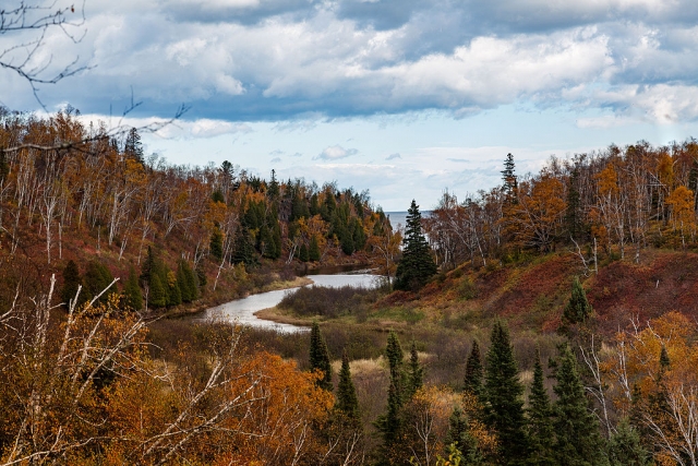 Gooseberry Falls State Park in autumn