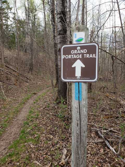 Grand Portage Trail within Jay Cooke State Park, 2018. Photograph by Jon Lurie; used with the permission of Jon Lurie.