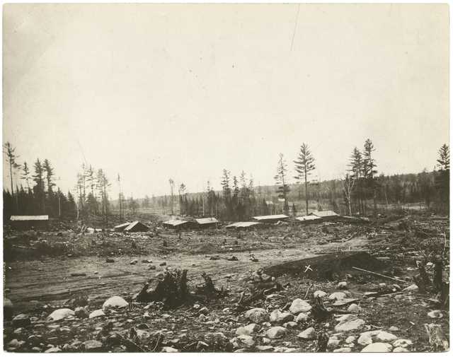 First mine on the Mesabi Range, near Mountain Iron, ca. 1892.
