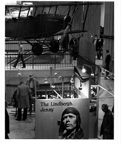 Lindbergh "Jenny" exhibit, Northwestern National Bank
