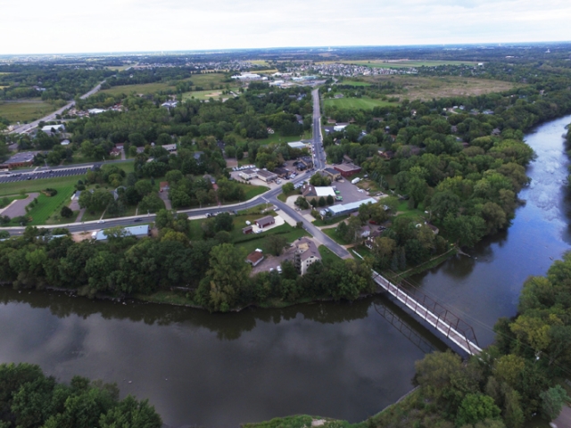 Aerial view of Hanover, 2015