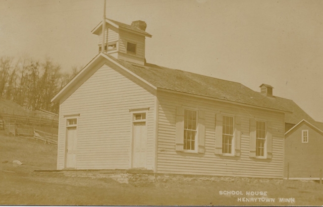 Photograph of Henrytown School, ca. 1905