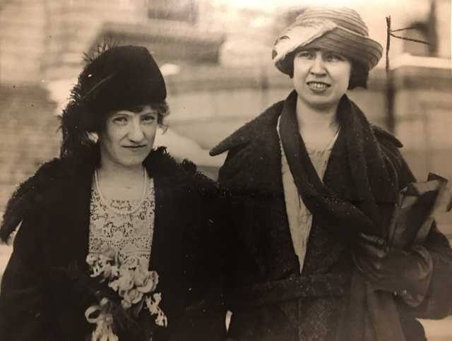 Sue M. Dickey Hough and Myrtle Cain