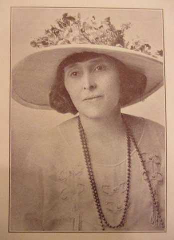 Black and white photograph of Nellie Francis, ca. 1924. Image is from Foster, Mary Dillon. Who’s Who Among Minnesota Women (1924), p. 111.