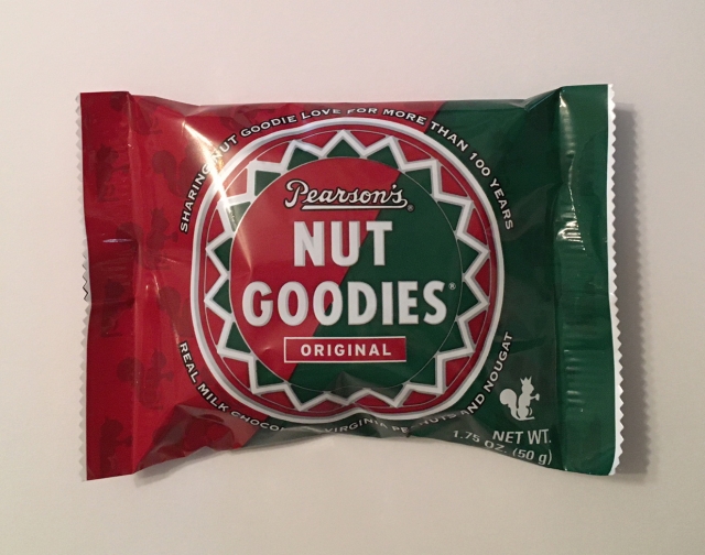 Nut Goodie packaging, 2019. Photograph by Linda A. Cameron.