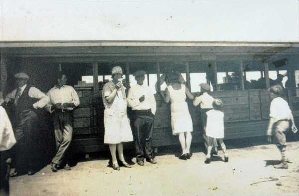Refreshment stand at Bean Lake Resort, ca. 1930