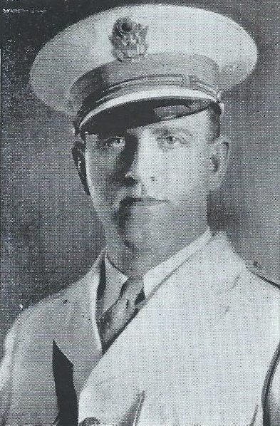 Black and white photograph of Theodore W. Thorson as pictured in Central High School yearbook, 1937.