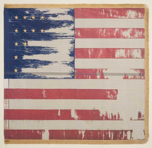 image of battle flag carried by the Ninth Minnesota Volunteer Infantry