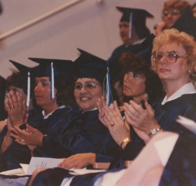Irene Gomez-Bethke at her college graduation
