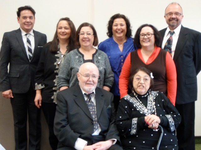 Irene Gomez-Bethke with her husband and children