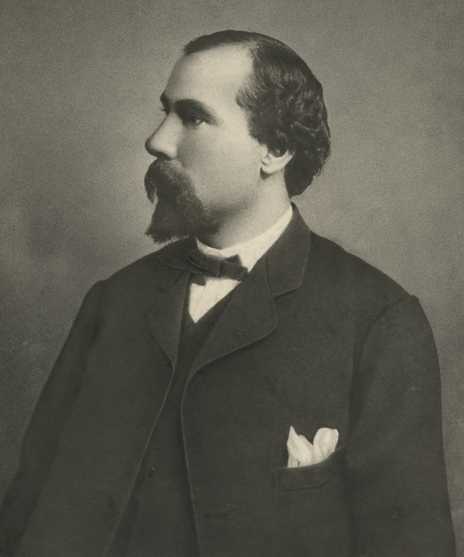 Black and white photograph of James J. Hill, 1864. 