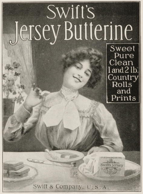 Cover of a brochure published by Swift & Company, a national meatpacker and margarine producer with operations in St. Paul. From the Davis, Kellogg & Severance Law Firm Records, 1878-1941, Minnesota Historical Society.  