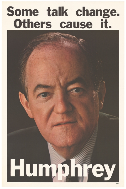 Humphrey Campaign Poster, 1968