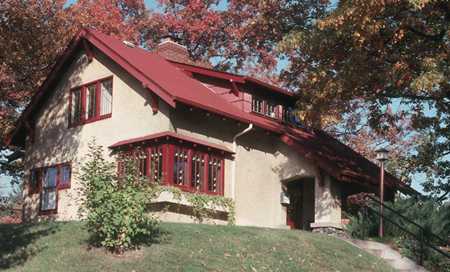Color image of the Fournier House, c.1995. 