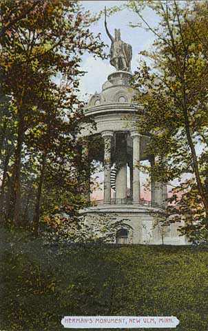 Hermann Monument colorized postcard, ca. 1910.