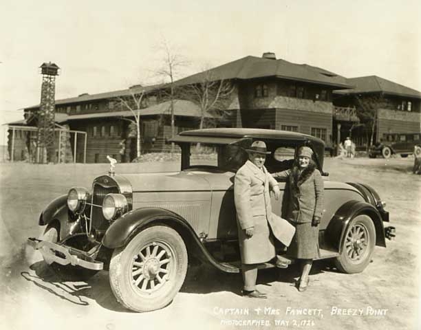 Wilford "Captain Billy" Fawcett and his wife, Antoinette Fischer Fawcett