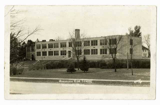 Photograph of Harmony High School, 1936