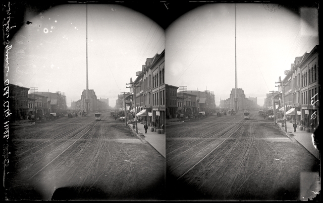 Bridge Square; Light Tower at center, Minneapolis