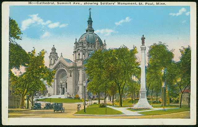 Cathedral of St. Paul and the Soldiers and Sailors Monument