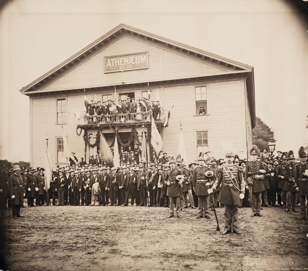 Photograph of the Athenaeum, Exchange and Pine Streets, St. Paul