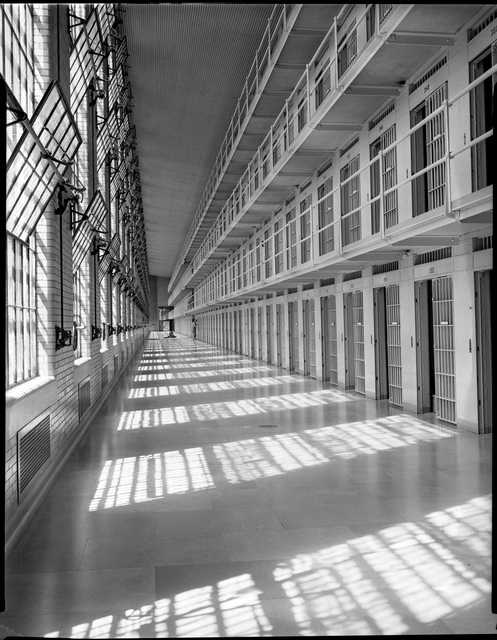 Cell block in Minnesota State Prison, Stillwater