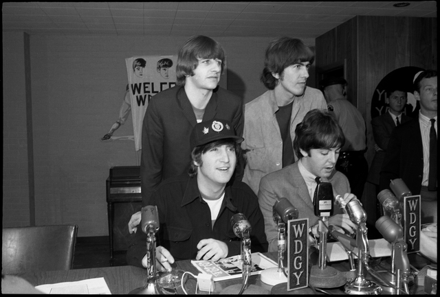 Beatles press conference at Metropolitan Stadium