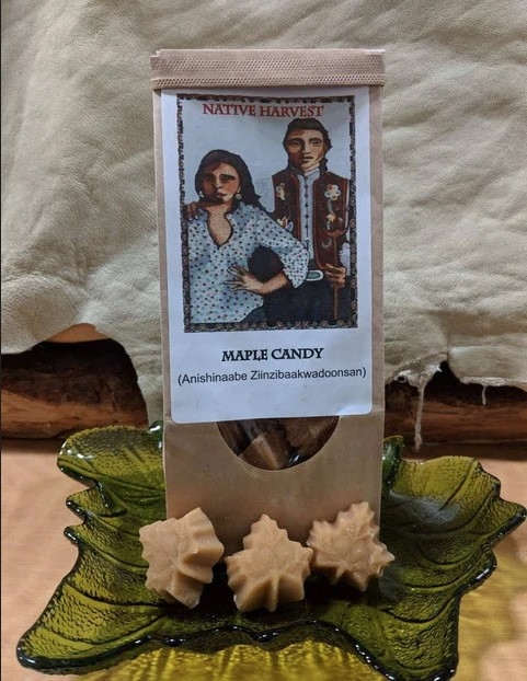 Maple candy sold through Native Harvest