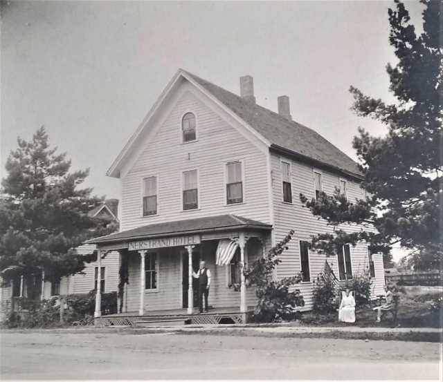 Nerstrand Hotel, Nerstrand, Minnesota, ca. 1900. 