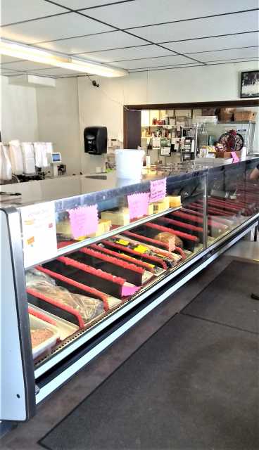 Interior of Nerstrand Meats and Catering, 2019. Photo by Jeff M. Sauve.