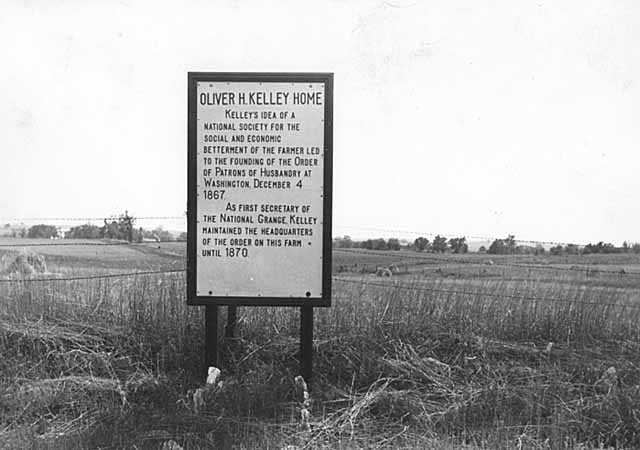 Oliver Kelley home marker, Sherburne County