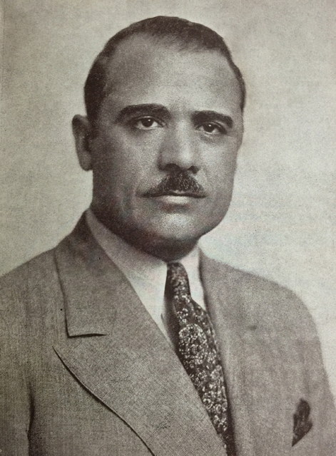 Black and white photograph of John T. Bernard, c.1938.