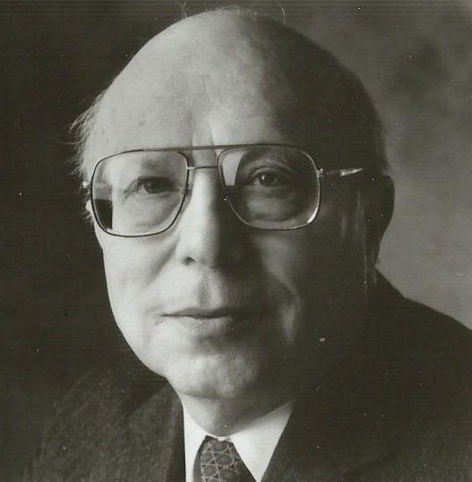 Black-and-white photograph of Rabbi Bernard Raskas.