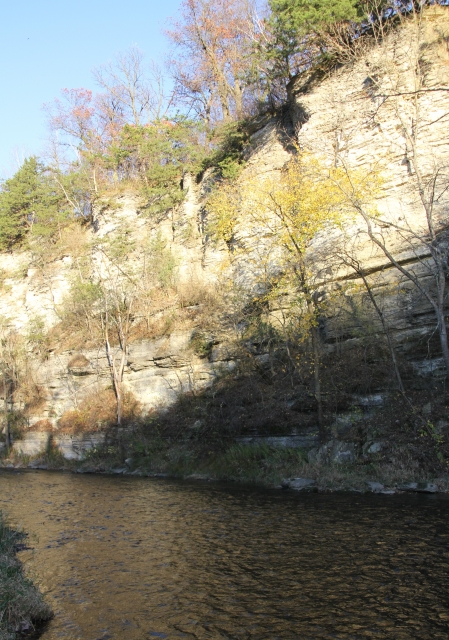 Limestone Bluff, Olmsted County Park, Simpson MN