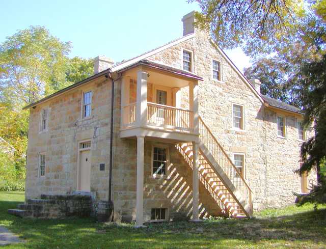 Color image of Sibley House Historic Site, 2014.
